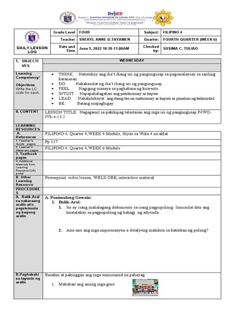 elibro 4th quarter|FILIPINO LE FOR COT 4 WEEK 3 (4TH QUARTER) .